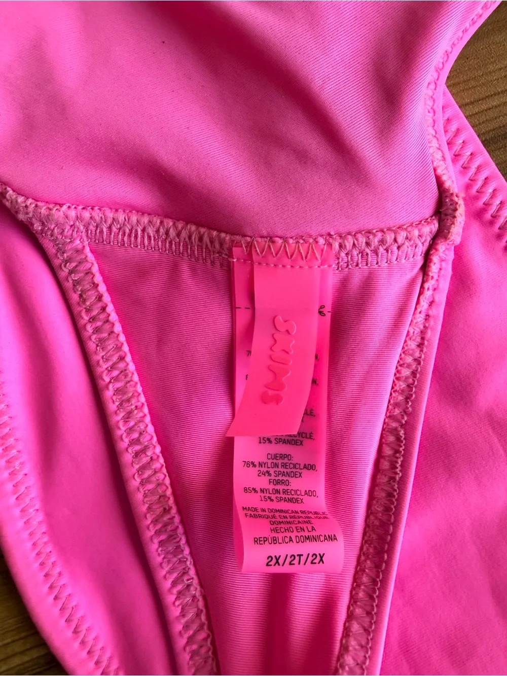 SKIMS Neon Pink Micro Bikini Set